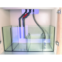 Load image into Gallery viewer, TMC Reef Habitat 90 Aquarium and Cabinet (Brushed Limestone) available at AquaMonster