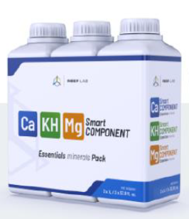 Reef Factory 3x1Litre Ca, KH, Mg Smart Component 3x pack available at AquaMonster, Essex