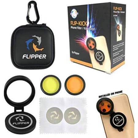 Flip-Kick Phone Filter/kickstand available at AquaMonster Essex