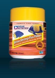 Ocean Nutrition Brine Shrimp Plus Flakes 34g  available at AquaMonster Essex