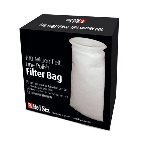 Red Sea 100 Micron Fine Polish Filter bag sock available at  AquaMonster