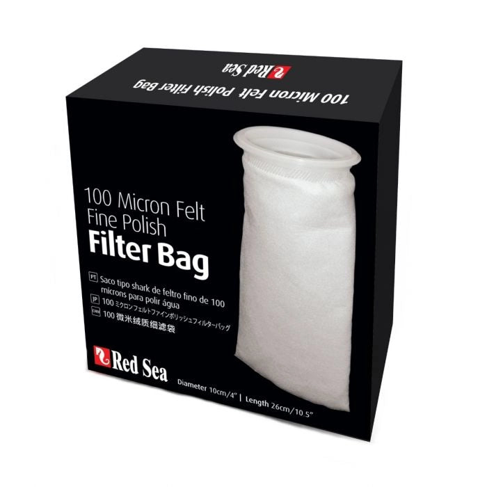 Red Sea 100 Micron Fine Polish Filter bag sock available at  AquaMonster