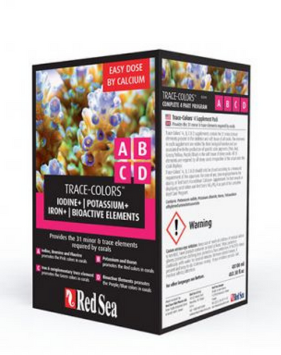 Red Sea Coral Colours ABCD - 4 pack (100ml) available at AquaMonster Essex
