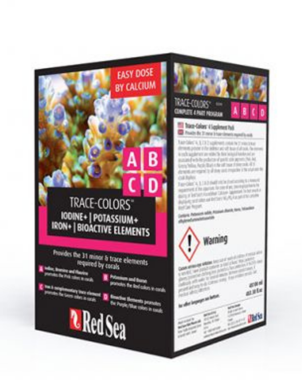 Red Sea Coral Colours ABCD - 4 pack (100ml) available at AquaMonster Essex