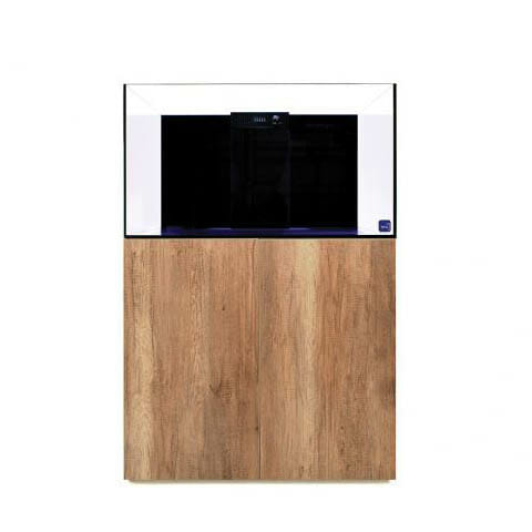 TMC Reef Habitat 90 Aquarium and Cabinet (Gloss Oak) available at AquaMonster